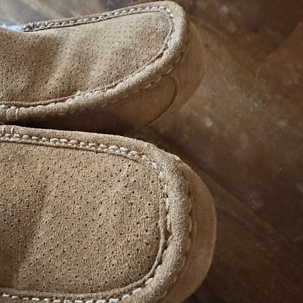 Kookaburra‎ by UGG Tipton tan suede Sherpa lined slippers men’s size 8 NWOB